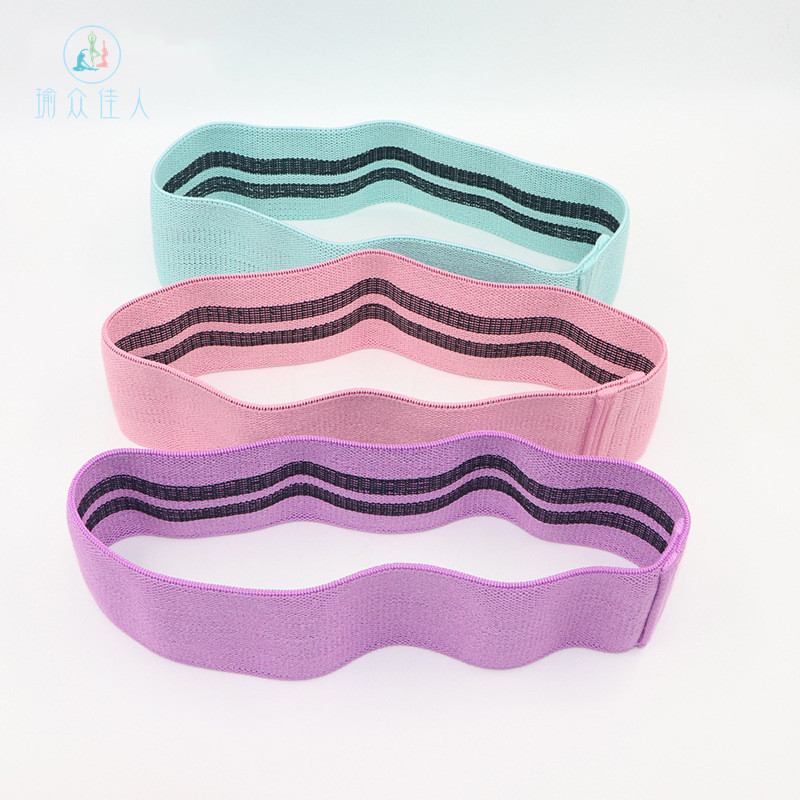 Elastic ring resistance with teething and hip yoga tension band male and female fitness stretching strength to train deep squatting and hip elastic band