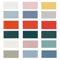 Nordic macarons tile kitchen bathroom wall tiles yellow pink blue black white gray stripes wall tiles 300x600