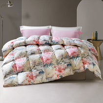 Fuana home spun down quilt 95 white goose down warm thickened by winter antibacterial goose down double winter thick quilt