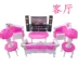 30cm búp bê Dressup DIY mô phỏng phụ kiện kết hợp mô hình đồ nội thất câu đố trẻ em cô gái đồ chơi búp bê barbie Búp bê / Phụ kiện