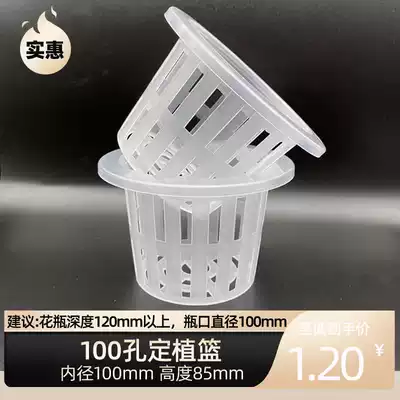 100mm flower vase bonsai hydroponic planting basket soilless cultivation basket gardening supplies plastic basket