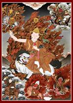 Tibetan Buddhism Guardian God Dojie Xiongdeng Guardian God Daojiexiong Tianxiong Tianxiong Tianda Guardian photo double-sided plastic