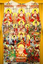Buddhism portrait full Buddha Buddha statue of Buddha holy figure Sanbao Buddha Buddha