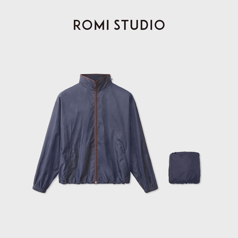 Romi Studio One-Piece, Two-Wear Lightweight Hat, Can Be Stored, Loose-Fitting Sun Protection Jacket Rwdaw94138