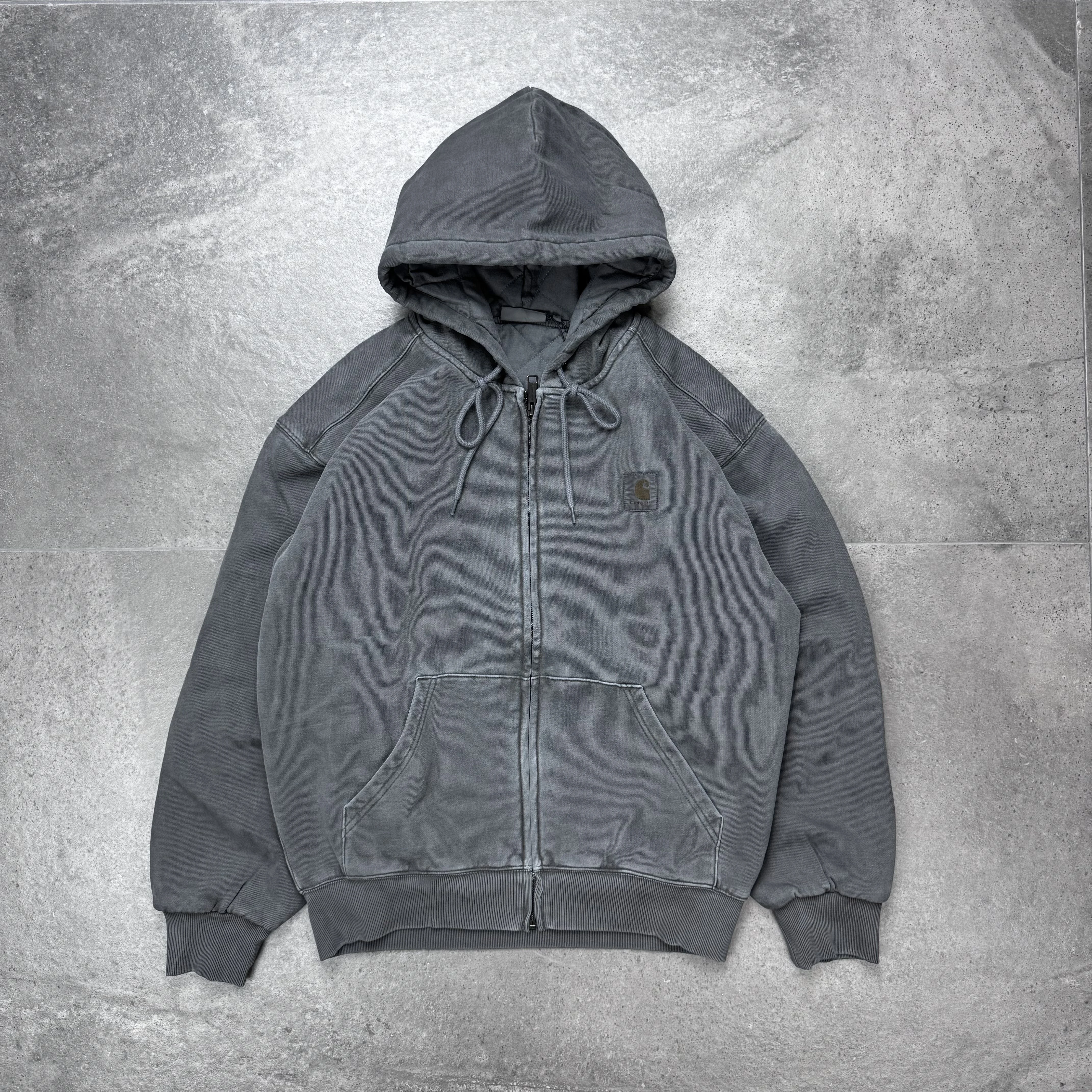 Спот куртка с капюшоном Carhartt WIP Vista, тяжелая молния, супер плотный хлопковый пиджак