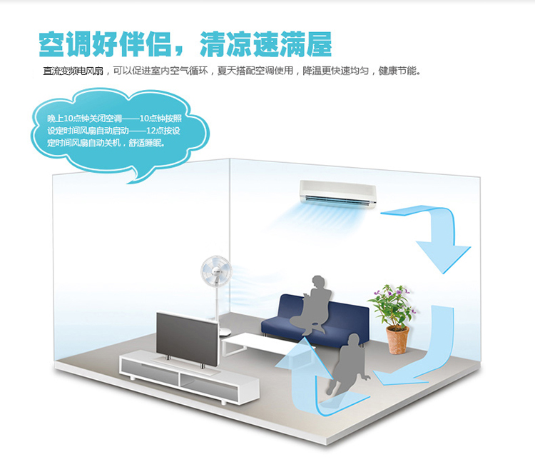 kích thước quạt trần Emmett DC quạt máy tính để bàn S35113R quạt bàn thấp tiếng ồn đứng quạt sàn đứng điều khiển từ xa hạ cánh - Quạt điện
