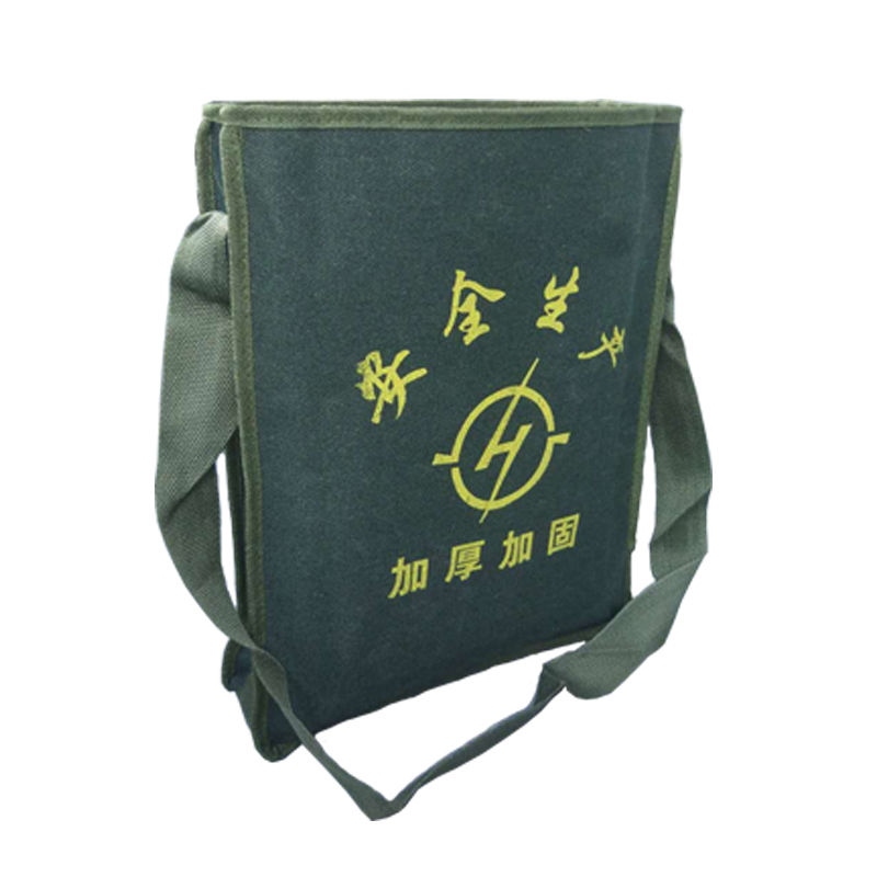 Construction site with sails cloth bag straight cylinder Thickened Canvas Kit Woodworking Wako Five Gold Tools Cashier Bag Multifunction Vibe