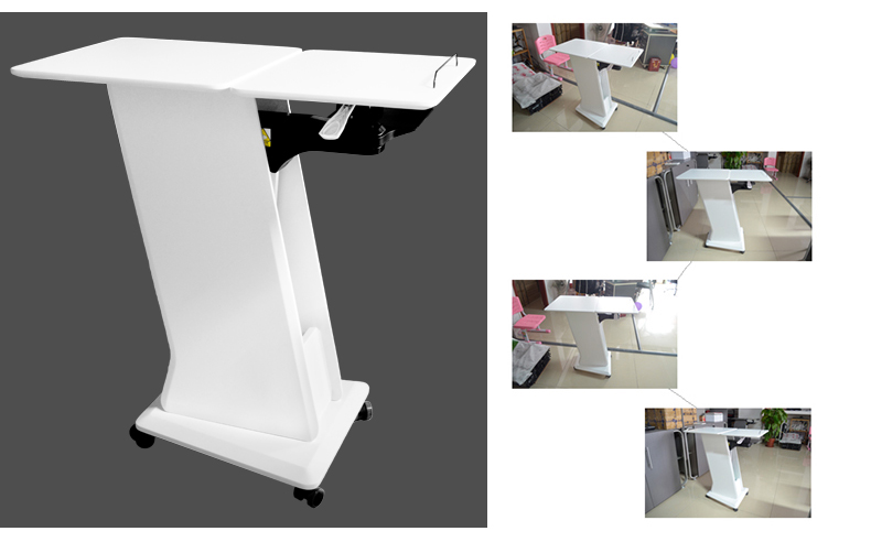2019 mới Ke Si Rui giường máy tính xách tay bàn sofa gấp nhà lười di động đứng máy tính bàn - Bàn bàn gấp học sinh thông minh