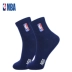 Vớ nam NBA mới chải vớ bóng rổ cotton vớ thể thao rộng Luokou vớ trắng chống trượt vớ đẹp Vớ thể thao