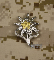 German Edelweiss mountain hat emblem German hat emblem