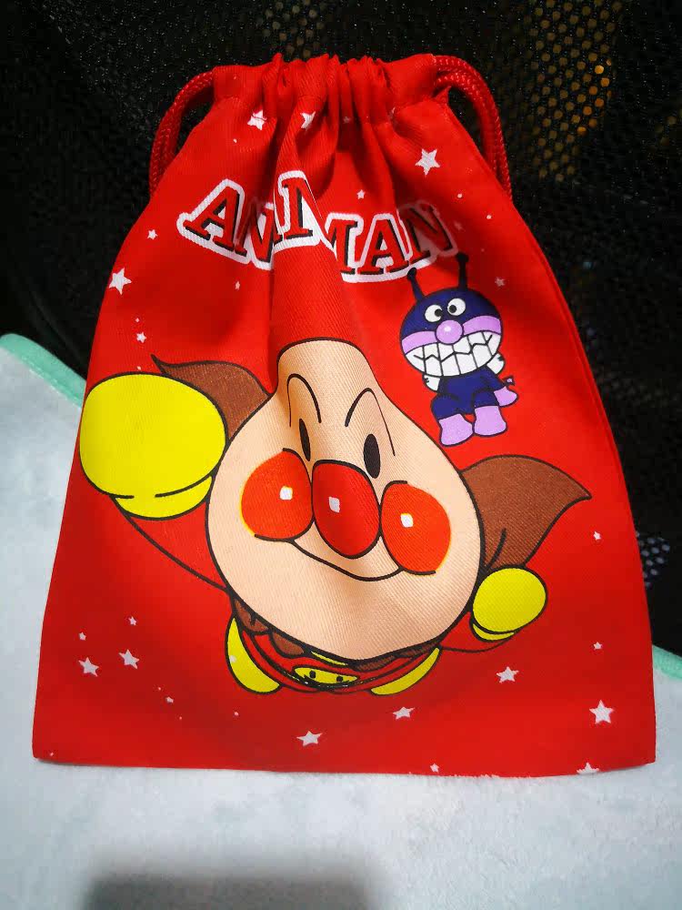 Anpanman KT Cat Melody Storage Bag Drawstring Drawstring Pocket Cosmetic Bag Can Hang Storage Bag Storage Bag