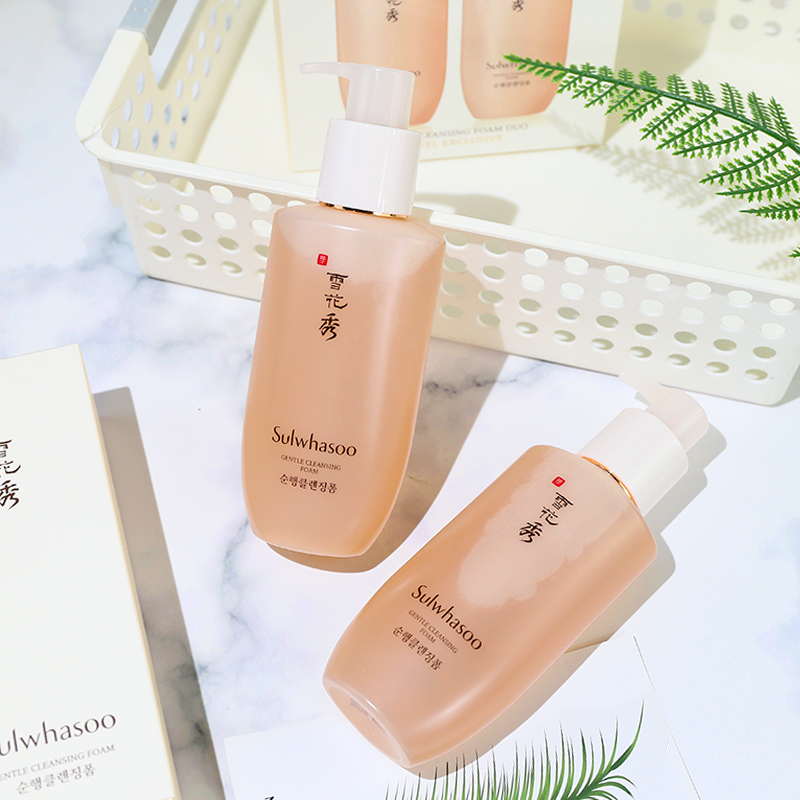 South Korean sullwhasoo snowflake show skincare smooth and clean face foam mildly washed pasta amino acid wash-face milk