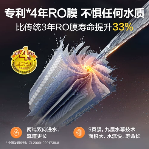 [Государственная субсидия 20%] AO Smith Garnet бытовой прямой питьевой кухонный очиститель воды обратного осмоса 800A1