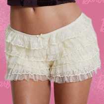 tusme European and American French sweet girl underwear lace multi-layer cake panties skirt pants boxer shorts shorts