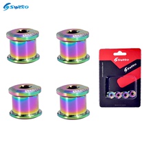 Mountain bike bicycle aluminum alloy ultra-light color dental disc screw single disc nail double disc nail modification