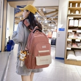 Школьный рюкзак, вместительная и большая брендовая сумка через плечо, в корейском стиле, коллекция 2022, для средней школы