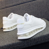 2020 Autumn new womens shoes air cushion increased casual shoes Net red sports shoes Korean version of Wild couples small white shoes