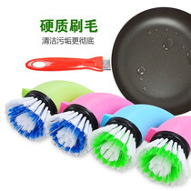 Kitchen brush pot artifact Plastic washing pot brush iron pot casserole non-stick oil cleaning brush dishwashing brush pot cup brush