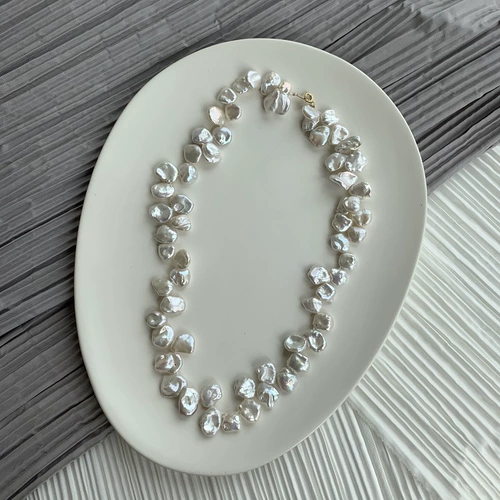 [Weibu Clear Clearance] Супер сказочное сереброе серебро Редкое холодное холодное ярочное жемчужное ожерелье INS RETRO NICHE