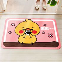 Household cartoon floor mat door mat Bathroom bathroom non-slip bedroom kitchen water absorption door carpet