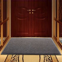 Gray entry and exit safety mat Non-slip mat Silk ring entrance mat rub foot door mat Gray carpet foyer blanket