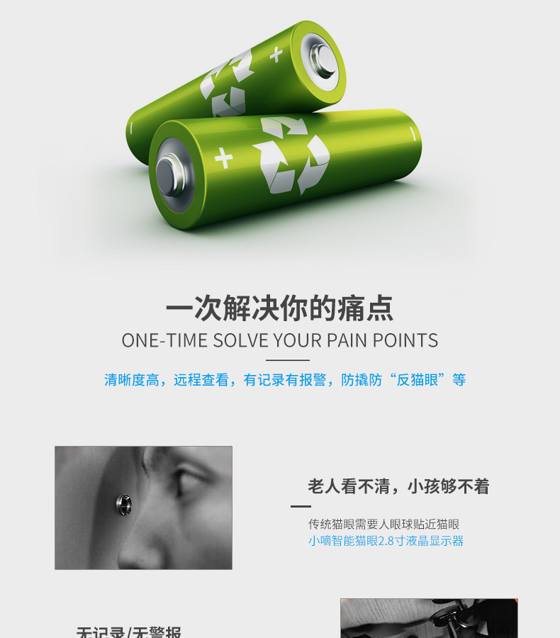 德施曼 智能猫眼 可视防盗监控 图9
