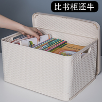 Book Storage Box Book Plastic Storage Home Folding Book Box Set Items Finishing Box Book Containing Box Theorizer