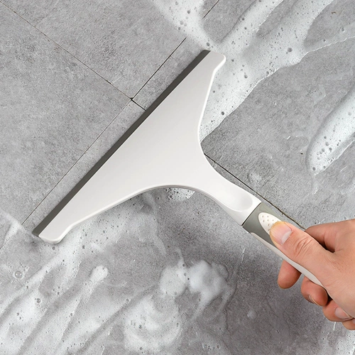 Вытирать стеклянный артефакт ведение силиконового силиконового силиконового скребка для ванной комнаты чистый и мытья инструмент