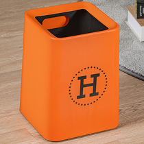Nordic Bins Ins Wind Double Nets Red Home Light Lavish Toilet Toilet Small Size Large Capacity Wastebasket