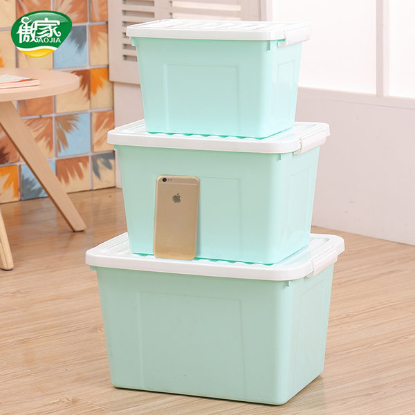 傲家 收纳箱三件套 5L+10L+18L 优惠券折后¥26.9包邮(¥29.9-3)3色可选 傲家 收纳箱三件套 5L+10L+18L 优惠券折后¥26.9包邮(¥29.9-3)3色可选