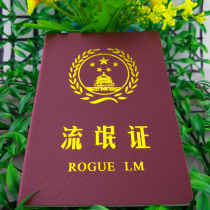 Rogue certificate funny certificate personality creative certificate tricky gift strange gift