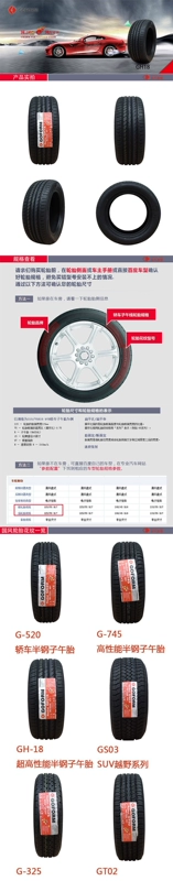 Lốp Guofeng chính hãng 225 / 40R18 92W GH18 phù hợp để chỉnh sửa lốp xe hơi - Lốp xe