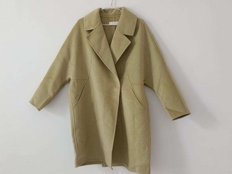 Complete Clearance Sale: Light Green Wool Coat Complete Clearance Sale: Light Green Wool Coat