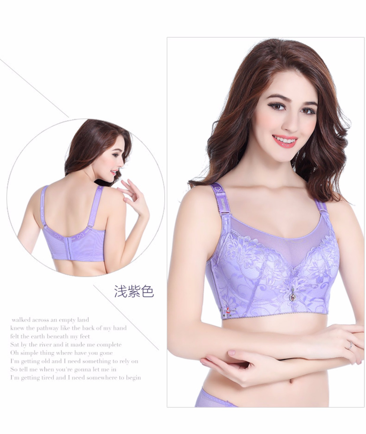 Phần mỏng XL thu thập áo ngực đầy đủ bộ sưu tập phó sữa thêm đồ lót lớn gợi cảm chống sáng áo ngực lớn áo bra quây