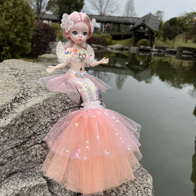 Star and Moon Mermaid Princess Doll Girls Toys Children's Birthday Gifts Internet Celebrity Dolls Dance Class Gifts