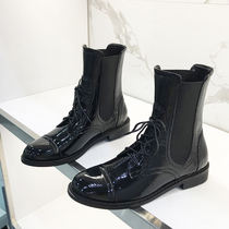 Year-end clearance spot Shunfeng does not return (quality problems can be returned) leather locomotive boots