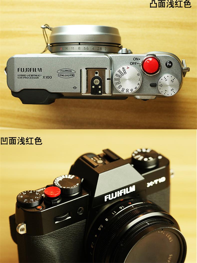 JJC nút camera chụp Fuji X100F XT20 XT30 XPRO2 XT2 Xt3 XE3 Nikon FM2 Sony RX1RII - Phụ kiện máy ảnh kỹ thuật số balo peak design 20l