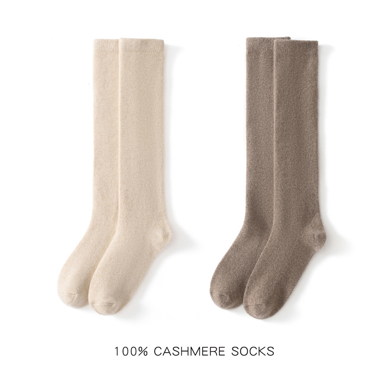 Little Elephant~ Cashmere Calf Socks Paired with Skirts, Knee-High Socks, Mid-Calf Socks, High Socks, Leg Warmers