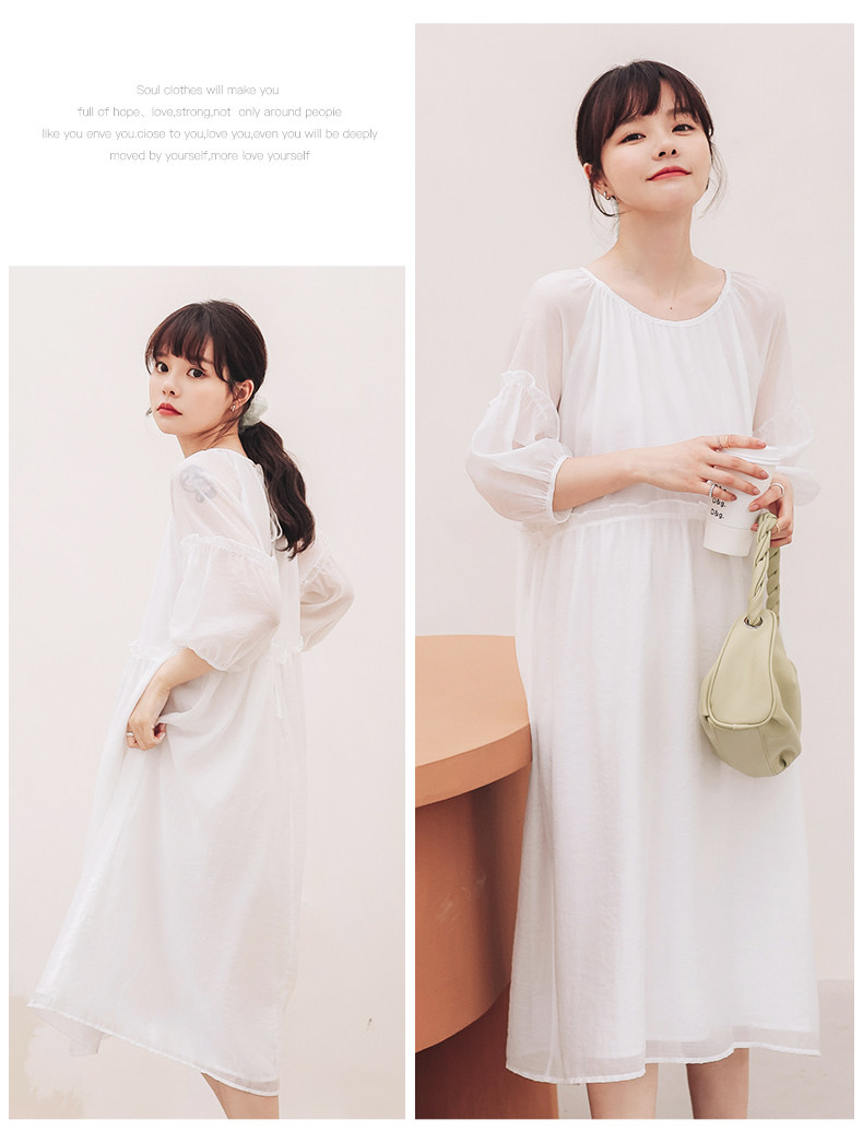 Платье для беременных 孕妇连衣裙夏季中长款高级感网红款上衣孕妇裙子夏薄款孕妇装夏装