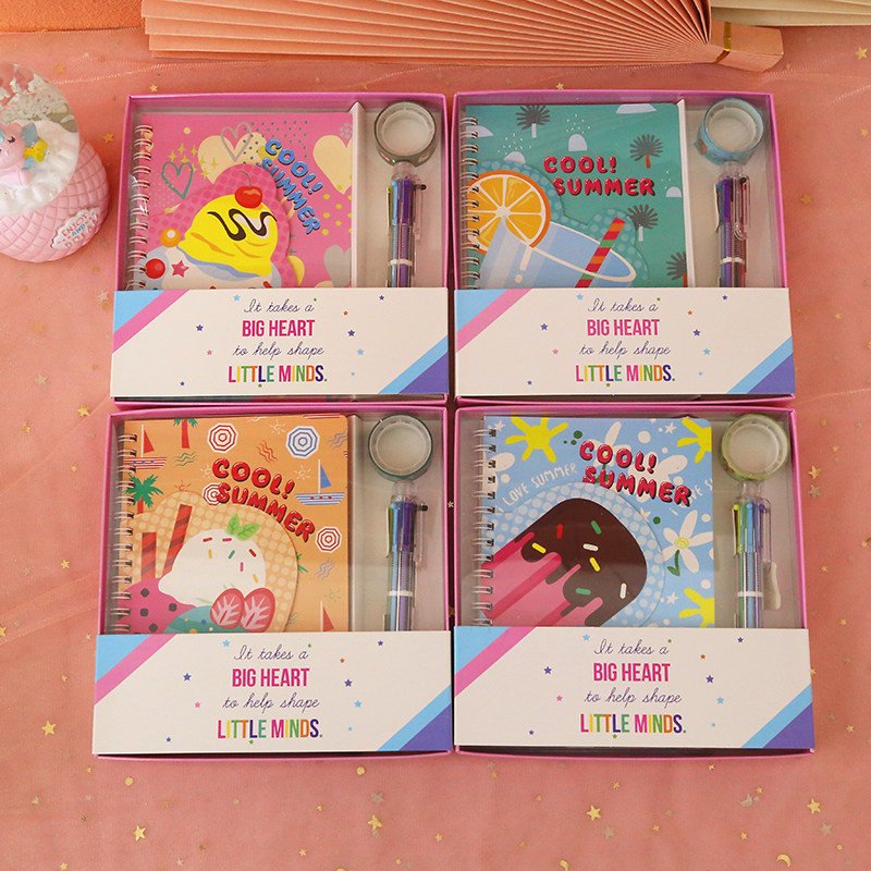 School gifts to send students creative gifts Kindergarten children's school supplies Creative notebook Teacher reward