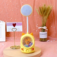 Ночник, желтая настольная лампа