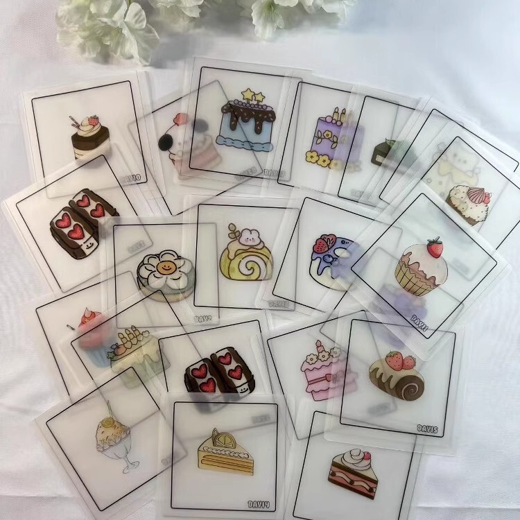 Square Money Saving Bag 31 Days and 52 Weeks Cake Coin Purse Cartoon Cute Mini Cash Storage Bag Original
