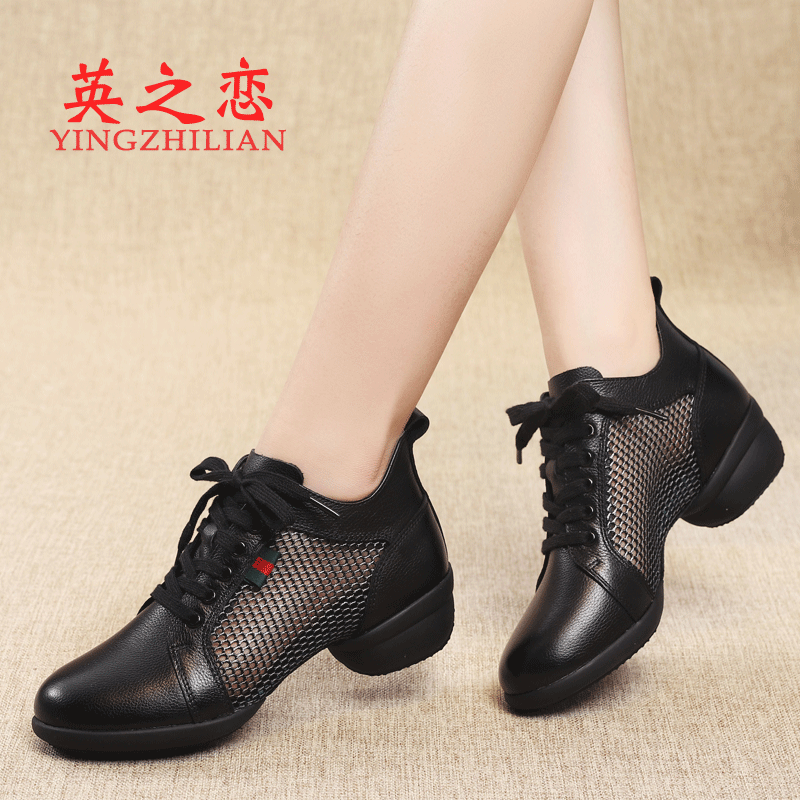 Yang Love Spring Dance Shoes Square Dance Square Dance Square Dance Sky Sky Steps Leather Mesh White Sailors Dance Soft Soft Soft Soft Soft Soft Soft Soft