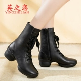 英之恋 Туфли, обувь, танцующие ботинки, 2023, осенние, тренд сезона, из натуральной кожи, мягкая подошва