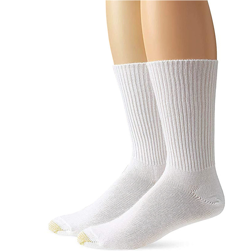 Men's sports socks spring and autumn socks original single socks, medium socks, cotton socks, gold toe men's socks, white socks