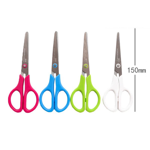 Белые настольные детские милые розовые красные мультяшные ножницы