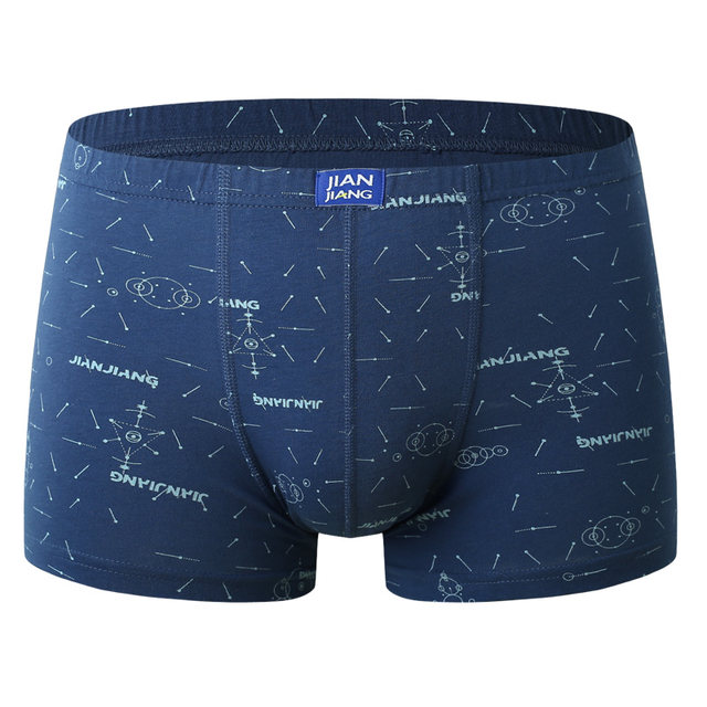 Jianjiang Men's underwear ຜູ້ຊາຍ Breathable ສັ້ນຝ້າຍ 100% ຝ້າຍ Boxer Briefs ເຕັມ Pants Antibacterial ຂະຫນາດໃຫຍ່ຂະຫນາດ Boxer Briefs