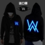 Shuffler chính hãng đi bộ alan Alan Walker với cùng một chiếc áo len phai màu nam và nữ sinh viên Alan quần áo hoodie hồng nam