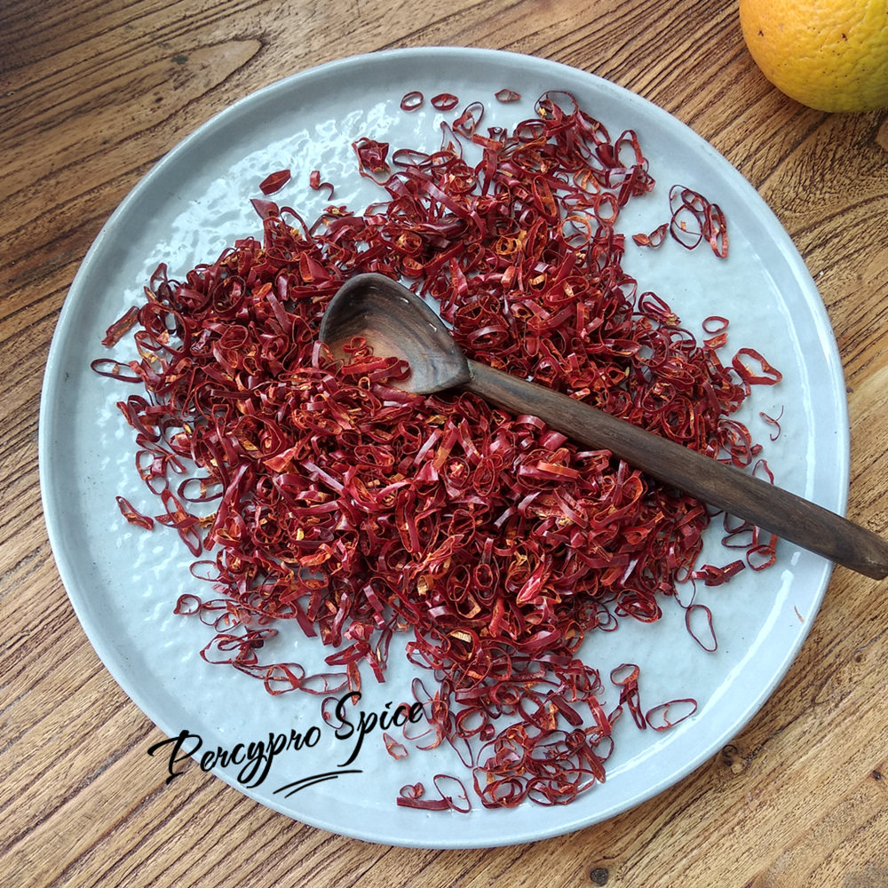 Dry Pepper Ring 100g Spicy Fried Chilli Ridings Dry Chili Ring Rings 0 2cm 1 And Edible