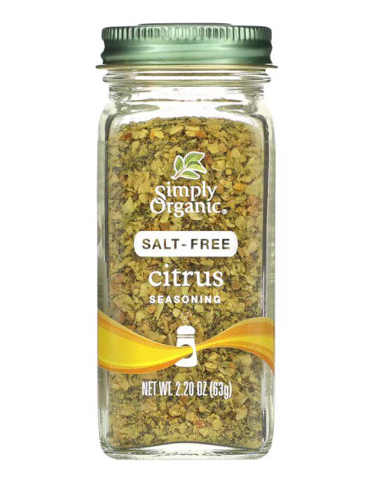 Spot Simply Organic citrus flavor without salt mixing flavor 63 grams